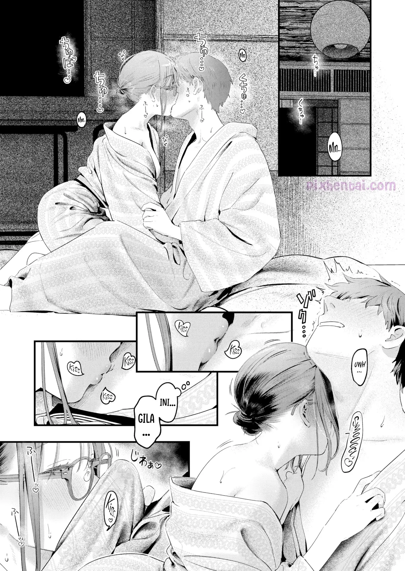 Komik hentai xxx manga sex bokep Kakenagashi no Yoru 17